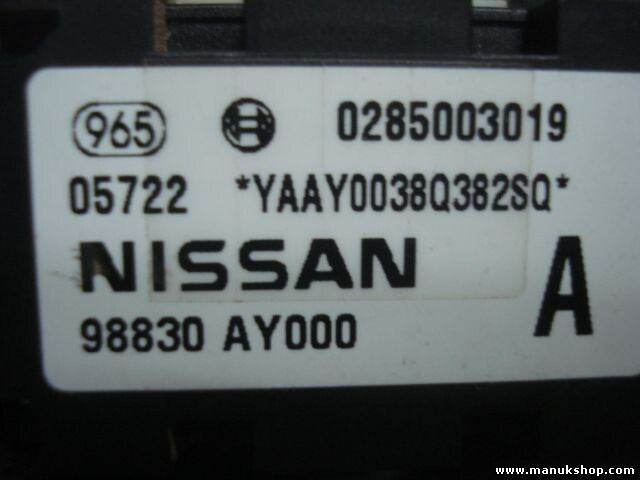 Airbagsensor Airbagsteuergerät Nissan Primera P12 Almera 98830AY000 0285003019