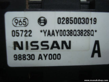 Airbagsensor Airbagsteuergerät Nissan Primera P12 Almera 98830AY000 0285003019