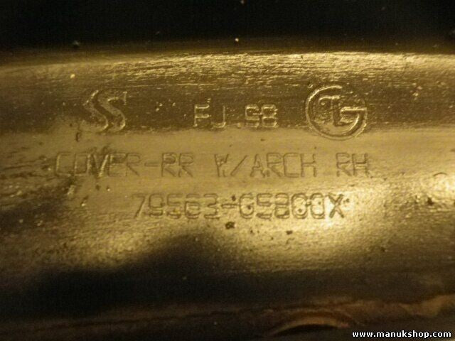 Leiste Zierleiste Kotflügel hinten rechts SsangYong Musso 7956305800X 795630580