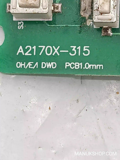 Funkfernbedienung Schlüssel Gehäuse A2170X315 A2170X-315 HDR315M OH/E/1  DWD PCB