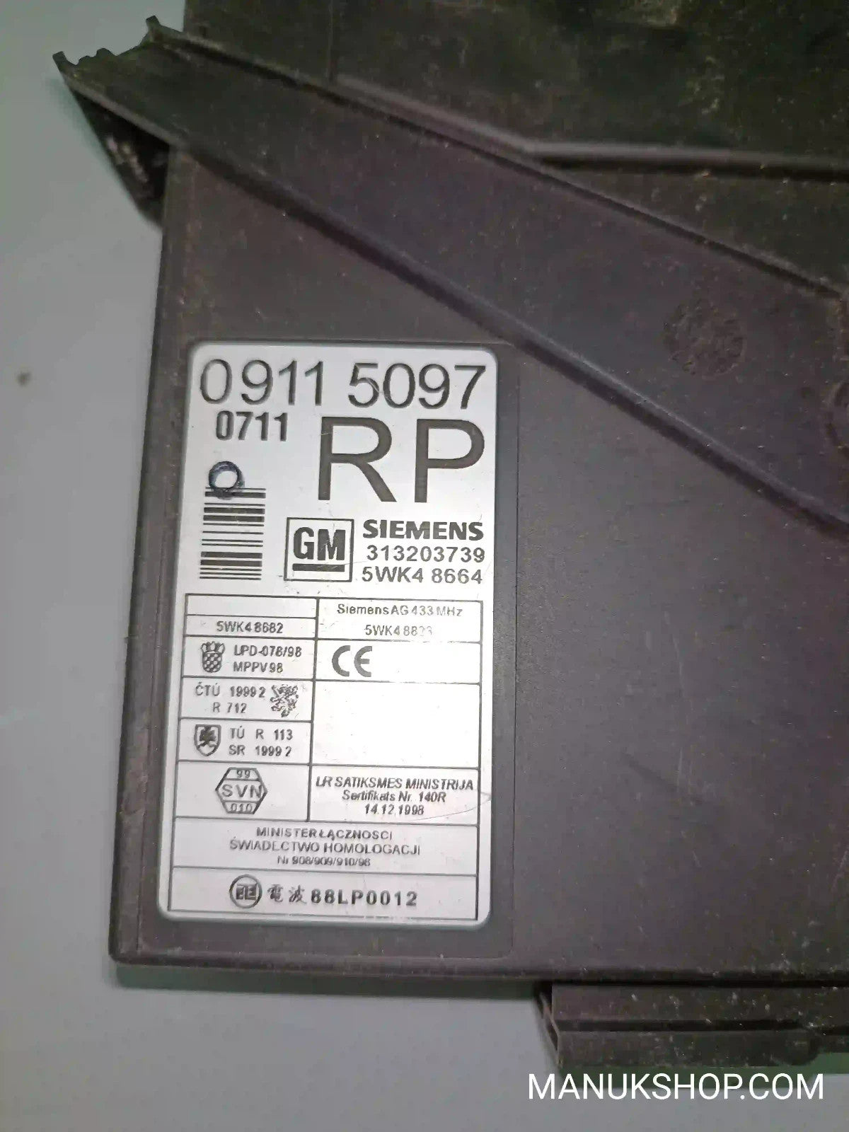 Komfortsteuergerät KSG Opel Corsa C 09115097 313203739 5WK48664 5WK48682 Siemens