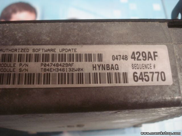 Motorsteuergerät Chrysler Voyager HYNBAG 04748429AF P04748429AF T84EH346132W0X