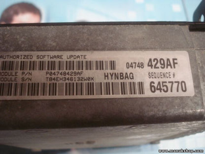 Motorsteuergerät Chrysler Voyager HYNBAG 04748429AF P04748429AF T84EH346132W0X