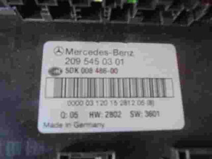 Sicherungskasten  Mercedes-Benz CLK W203 W209 2095450301 HELLA  5DK00848600