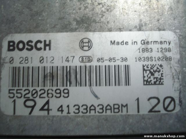 Motorsteuergerät Fiat Croma 194 0281012147 0 281 012 147 55202699 4133A3ABM