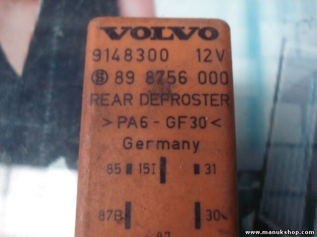 Relais Volvo V70 9148300 89 8756 000 898756000 Nr. 208