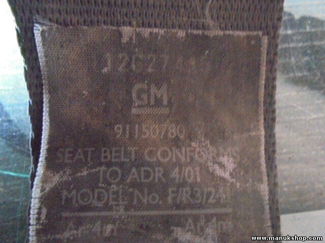 Sicherheitsgurt Gurt Opel Frontera A Sport GM 91150780 12G27415