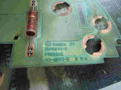 Diagramm des Tachometers Peugeot 406 2.2HDI SAGEM 216166450 21616645-0