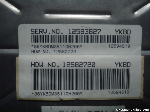 Motorsteuergerät Chevrolet Impala YKBD 12583827 12582720 12594519 800985U02721