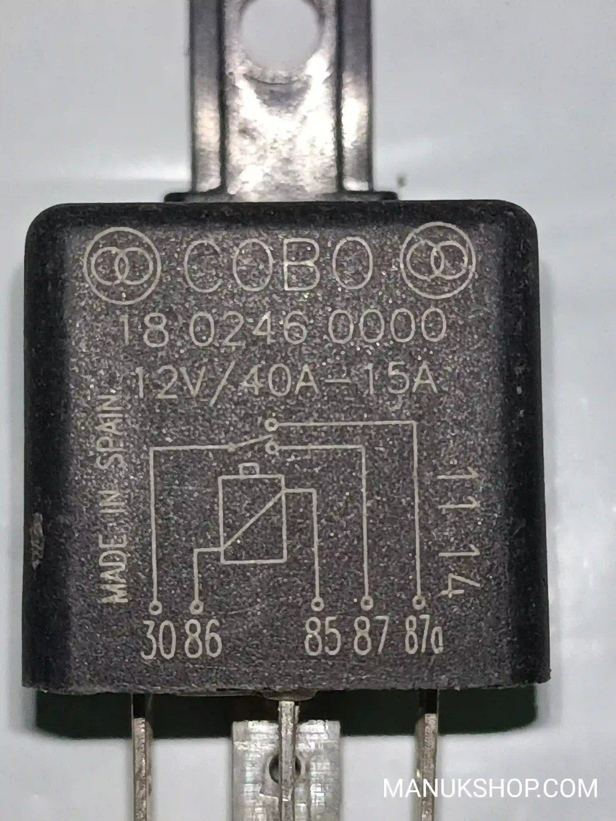 Blinker relais Piaggio X Evo 125 Cobo 1802460000 18.0246.0000  12V 40A 15A
