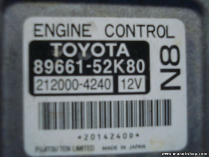 Motorsteuergerät TOYOTA URBAN CRUISER 8966152K80 89661-52K80 2120004240