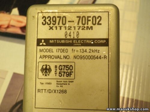 Steuergerät Wegfahrsperre Suzuki Jimny 1.3 4x4 3397070F02 X1T12172M N095000544-R