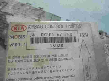 Airbagsensor Airbagsteuergerät Hyundai Kia Carens 0K2FD677F0 Ver 1.1
