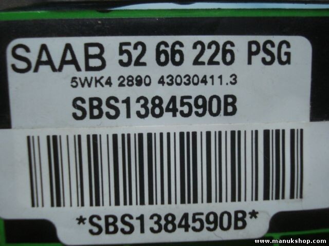Airbagsensor Airbagsteuergerät Saab 9-5 5266226 5266226PSG SBS1384590B 5WK42890