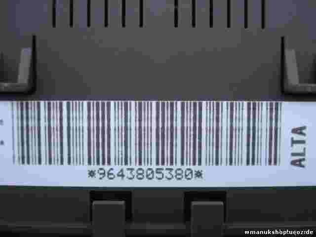 Sicherungskasten  Citroen C5 Peugeot PSA 00-IS24 9643805380 96 438 053 80