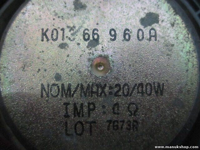 Lautsprecher Mazda BT-50 Ford Ranger 2012 K01.3 66 960A K01366960A 58-RL11.01-5