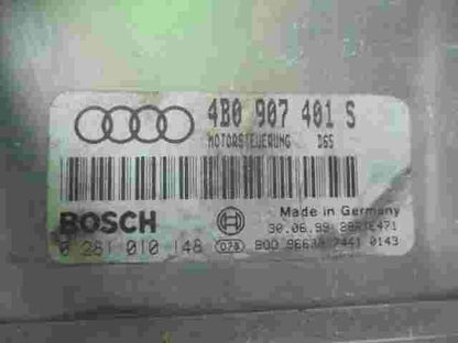 Motorsteuergerät Audi A6 C5 2.5 4B0907401S 4BO907401S 28RTE471 BOSCH 0281010148