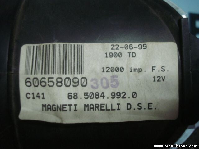 Kombiinstrument Tacho Alfa Romeo 60658090 MAGNETI MARELLI 60658090305 6850849920