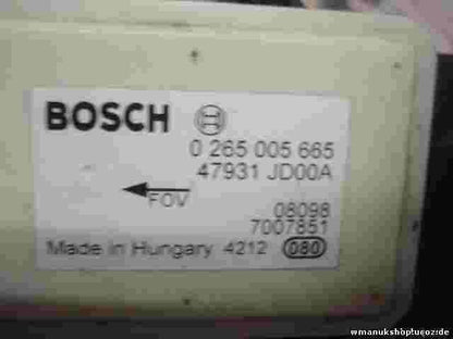 Drehratensensor ESP Nissan Qashqai 47931JD00A 7007851 BOSCH 0265005665