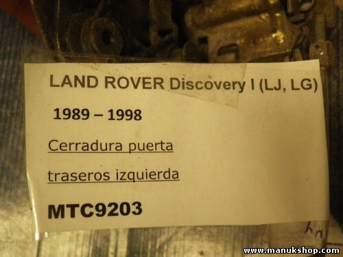 Türschloss hinten links Land Rover Discovery I LJ, LG 1989-1998 MTC9203