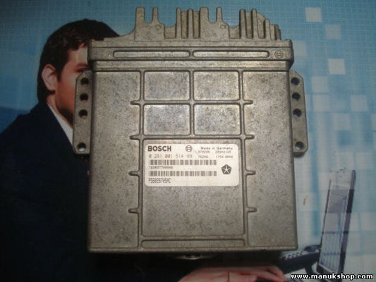 Motorsteuergerät Jeep Cherokee XJ 2,5l 28SA3155 P56028705AC BOSCH 0281001514