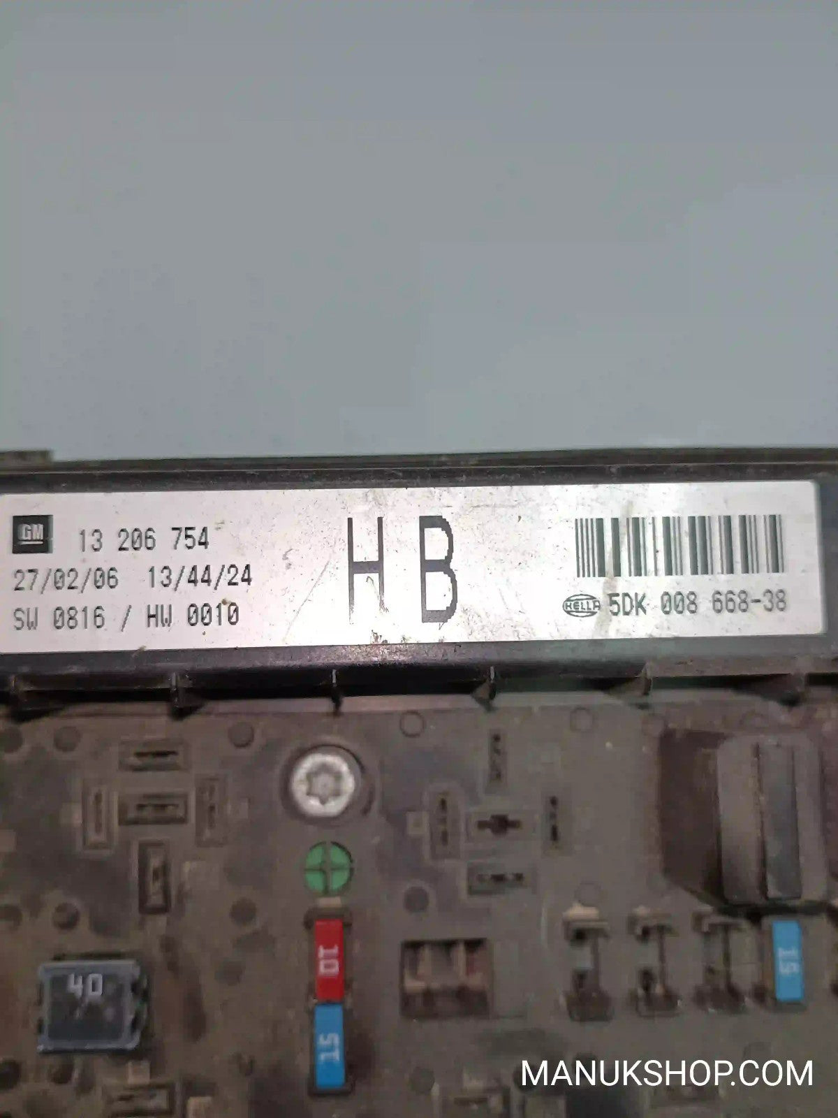 Sicherungskasten Opel Astra H Zafira B 13206754 13 206 754 HB 5DK00866838