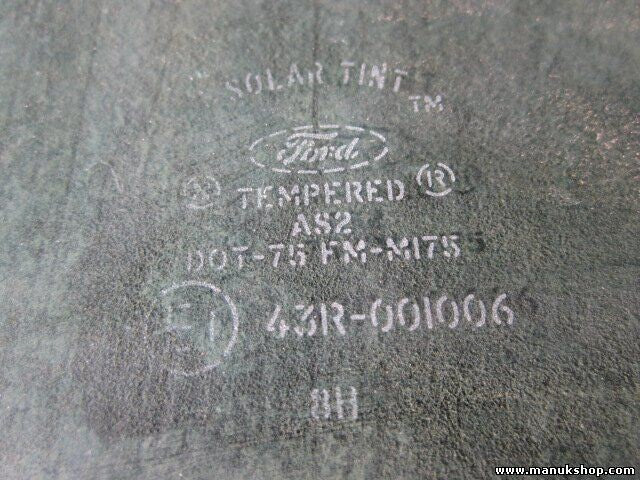Türscheibe Seitenscheibe hinten rechts Ford Explorer 43R001006 DOT75FMM175