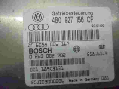Getriebesteuerung  Audi A6 Passat GS8.61.4 4B0927156CF 0260002702 ZF6058006167