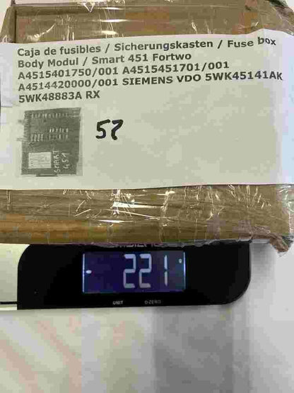 Sicherungskasten Smart 451 Fortwo A4515401750/001 A4515451701/001  5WK45141AK