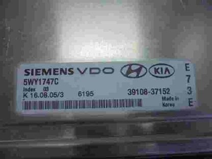 Motorsteuergerät Hyundai Sonata 3910837152 39108-37152 SIEMENS 5WY1747C Index 03