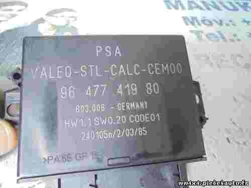 Steuergerät Einparkhilfe Citroen C5 Peugeot 9647741980 VALEO STL-CALC-CEM00