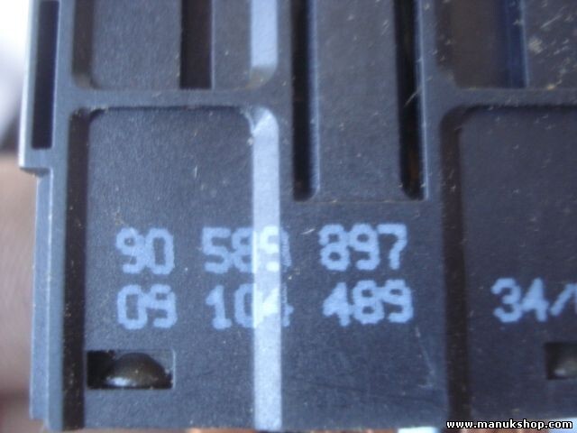 Warnblinkschalter Opel Zafira 90589897 90 589 897 09 104 489 2402