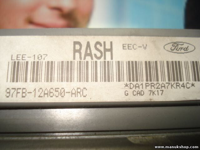Motorsteuergerät Ford Fiesta RASH 97FB -12A650 ARC 97FB12A650ARC LEE107