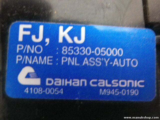 Heizungsbedienteil SsangYong Musso CALSONIC 8533005000 41080054 M9450190