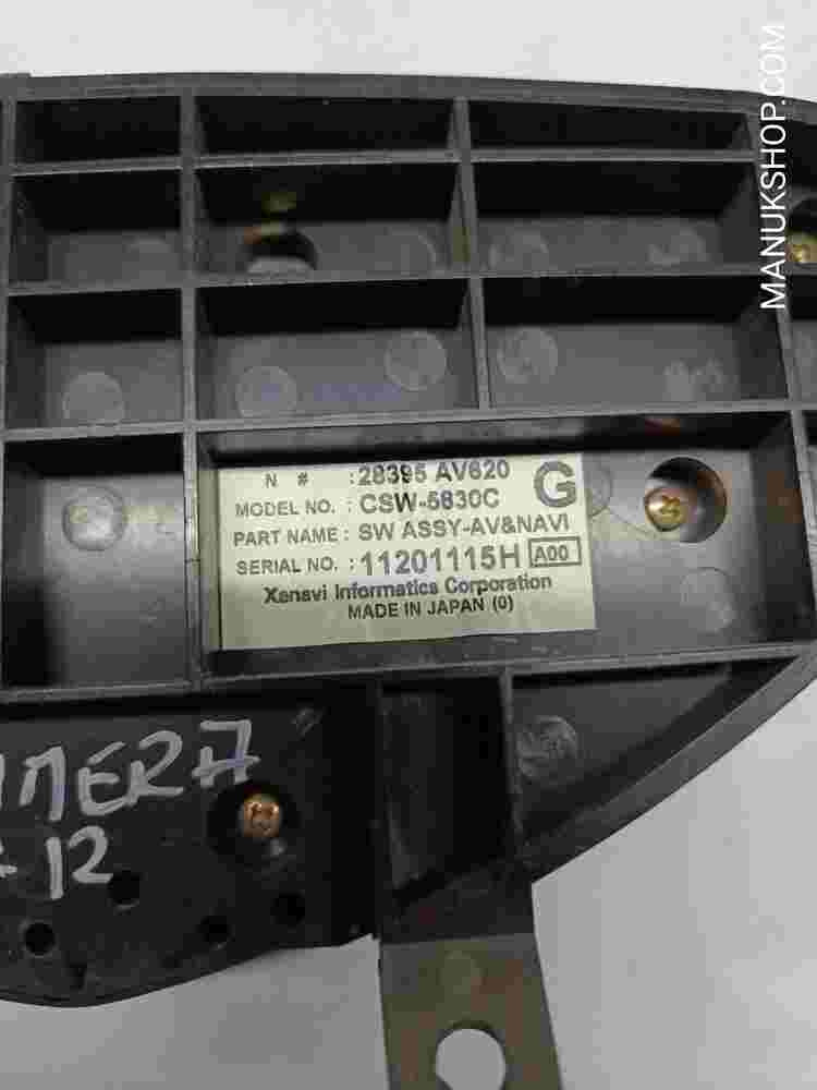 Klimabedienteil  Nissan Primera P12 28395AV620 28395 AV620 28395-AV620 CSW5830C