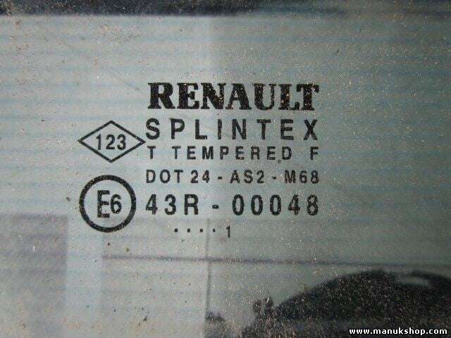 Türscheibe Seitenscheibe hinten rechts Renault Scenic I 43R00048 DOT24AS2M68