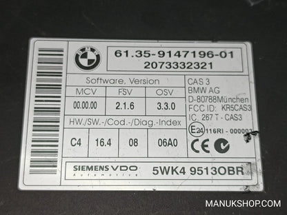 Steuergerät Zentralverriegelung BMW E81 E87 6135914719601 5WK495130BR 267TCAS3
