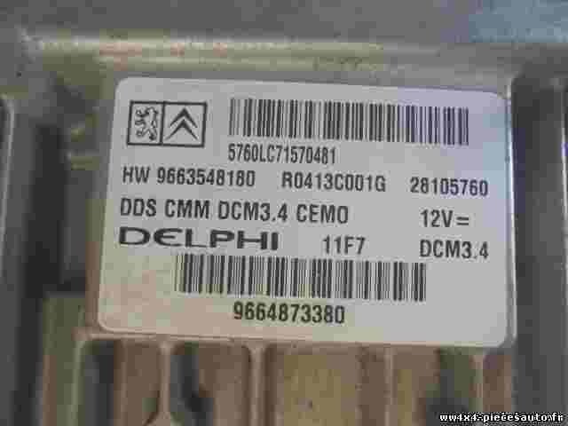 Motorsteuergerät Peugeot 407 HW 9663548180 HW9663548180 9664873380 R0413C001G