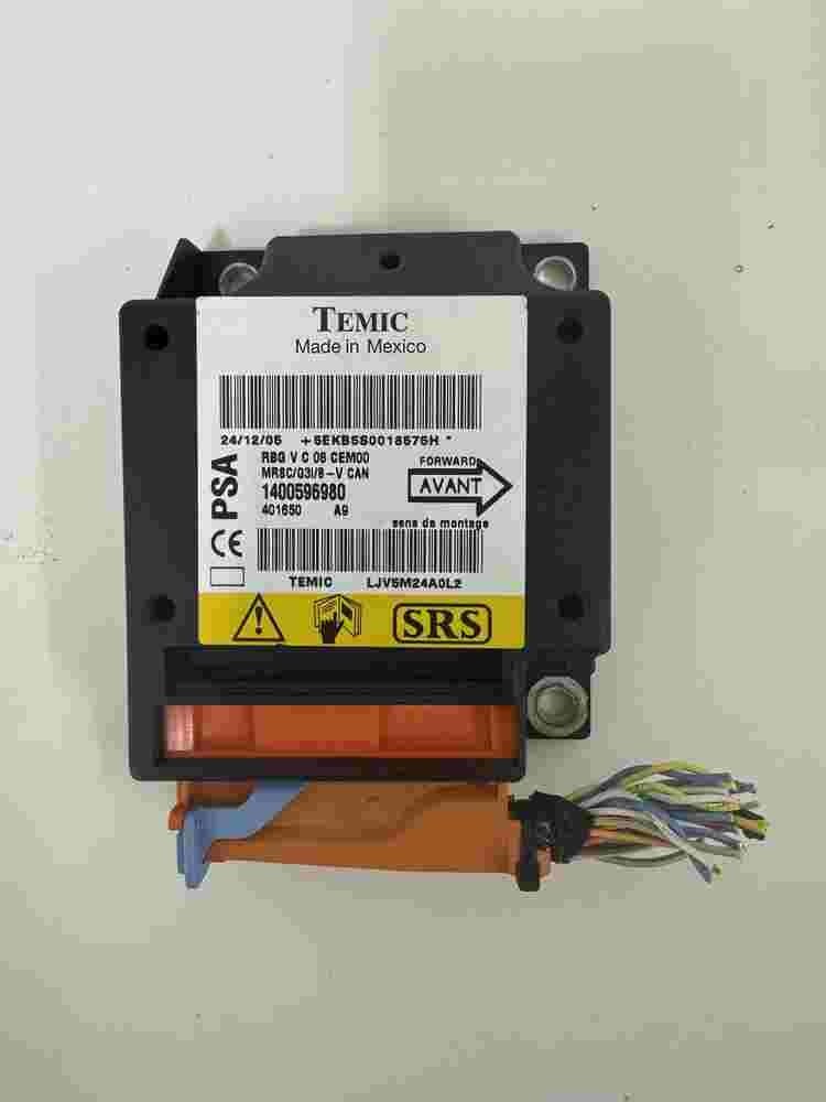 Airbagsensor Airbagsteuergerät Citroen C8 1400596980 Temic RBGVC08A LJV5M24A0L2