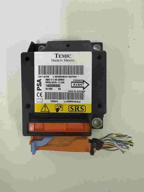Airbagsensor Airbagsteuergerät Citroen C8 1400596980 Temic RBGVC08A LJV5M24A0L2