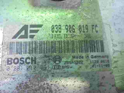 Motorsteuergerät VW Sharan Seat Alhambra Galaxy 038906019FC 28SA5322 0281010751