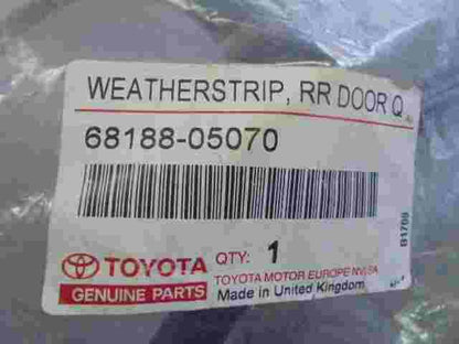 Window Right Rear Door Quarter  Toyota Avensis III T270 6818805070 68188-05070