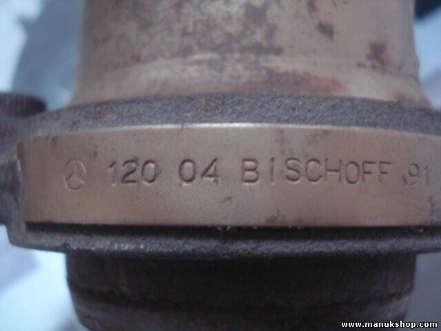 Abgaskrümmer Mercedes W140 S600 12004BISCHOFF91M05 120 04 BISCHOFF 91 M 05