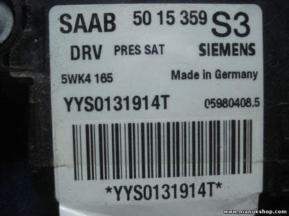 Airbagsensor Airbagsteuergerät Saab 9-5 5015359 50 15 359 S3 DRV SIEMENS 5WK4165