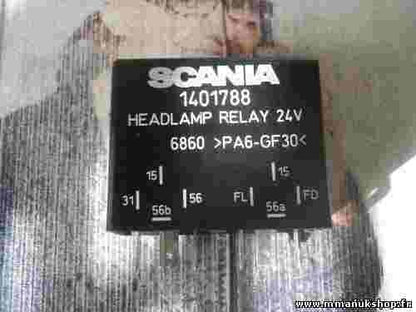 Steuergerät Blinker Scania 1401788 6860 PA6-GF30 6860PA6GF30 24V