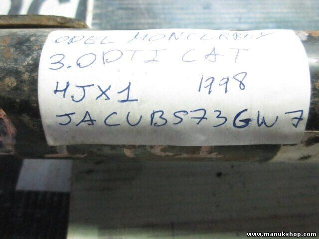 Kardan Kardanwelle Gelenkwelle hinten Opel B Isuzu 97180426 HJX1 JACUB5736W7