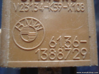 Relais BMW E31 E32 E34 E36 E46 61361388729 61.36-1388729 V23134 K59 X108 6136