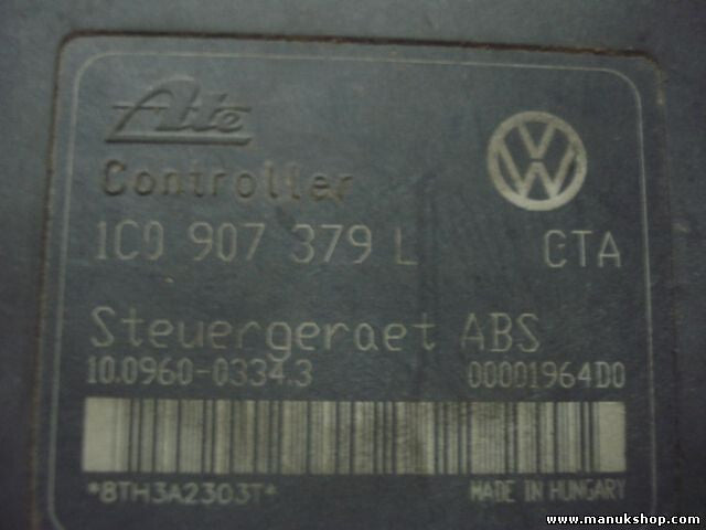 ABS Steuergerät VW Audi Seat 1C0907379L 1CO907379L ATE 10096003343 00001964D0