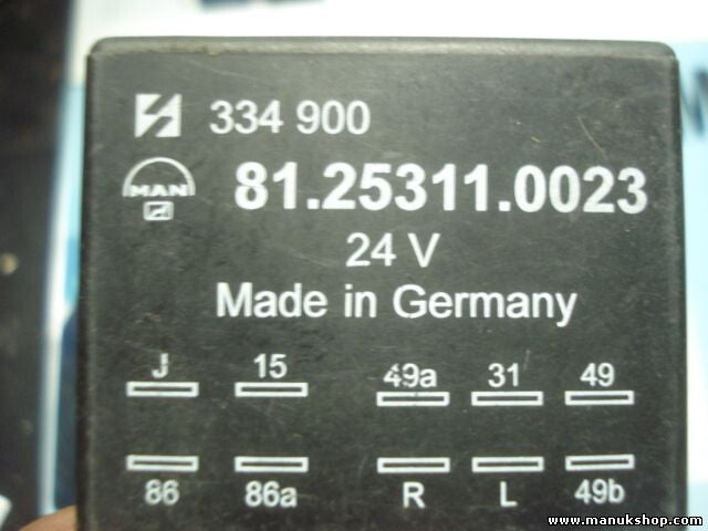 Blinker relais MAN F2000 334900 81.25311.0023 81253110023