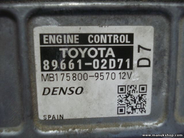 Motorsteuergerät Toyota Auris 8966102D71 89661-02D71 MB1758009570 MB175800-9570